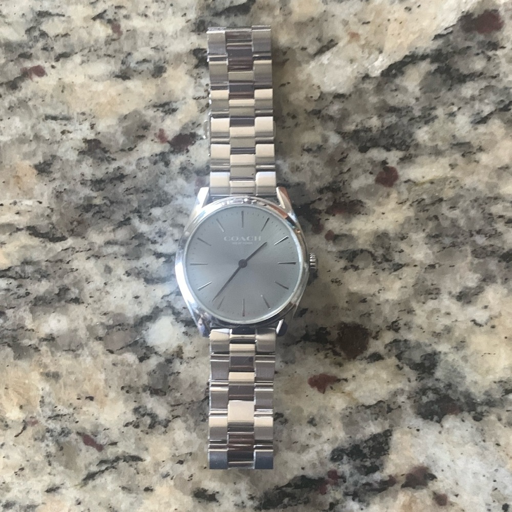 Coach Preston 30meters Silver Watch
